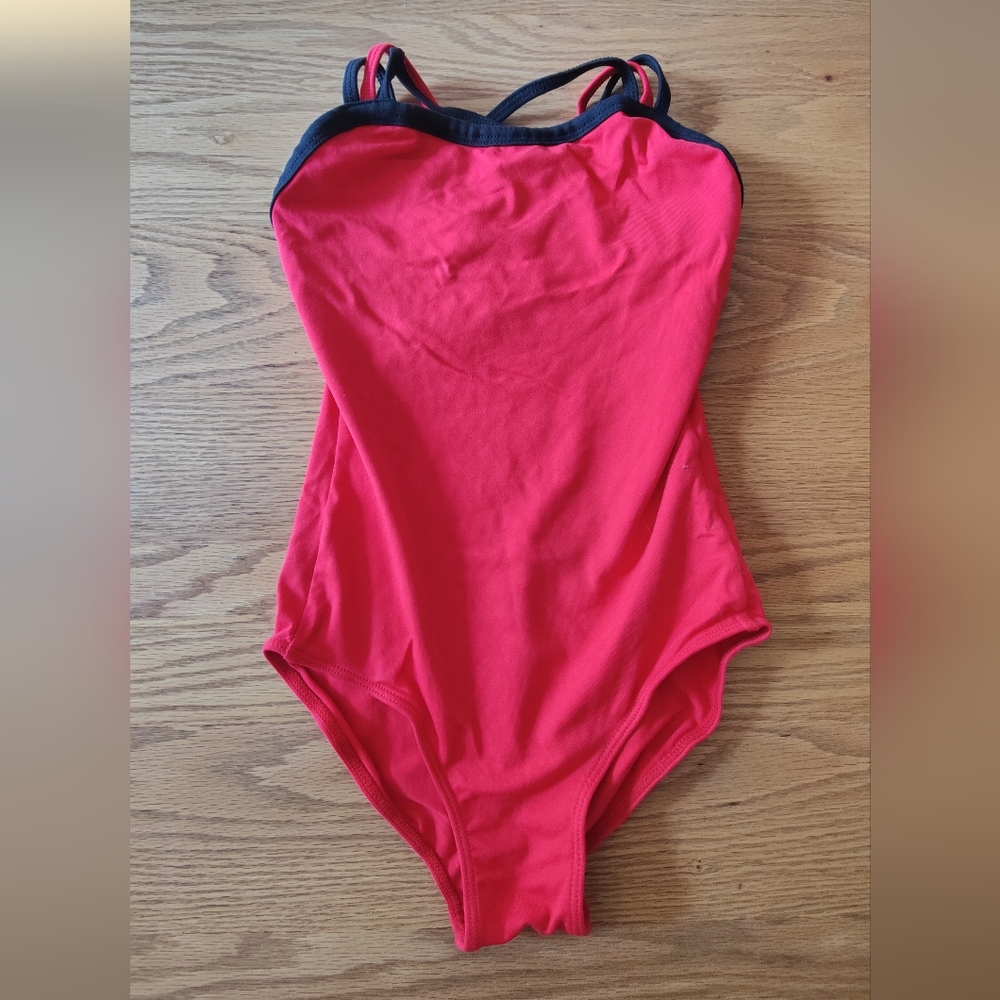 HDW Dance Red Strappy Leotard